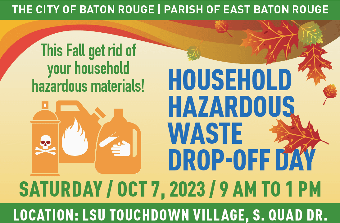 Household Hazardous Materials | Baton Rouge, LA