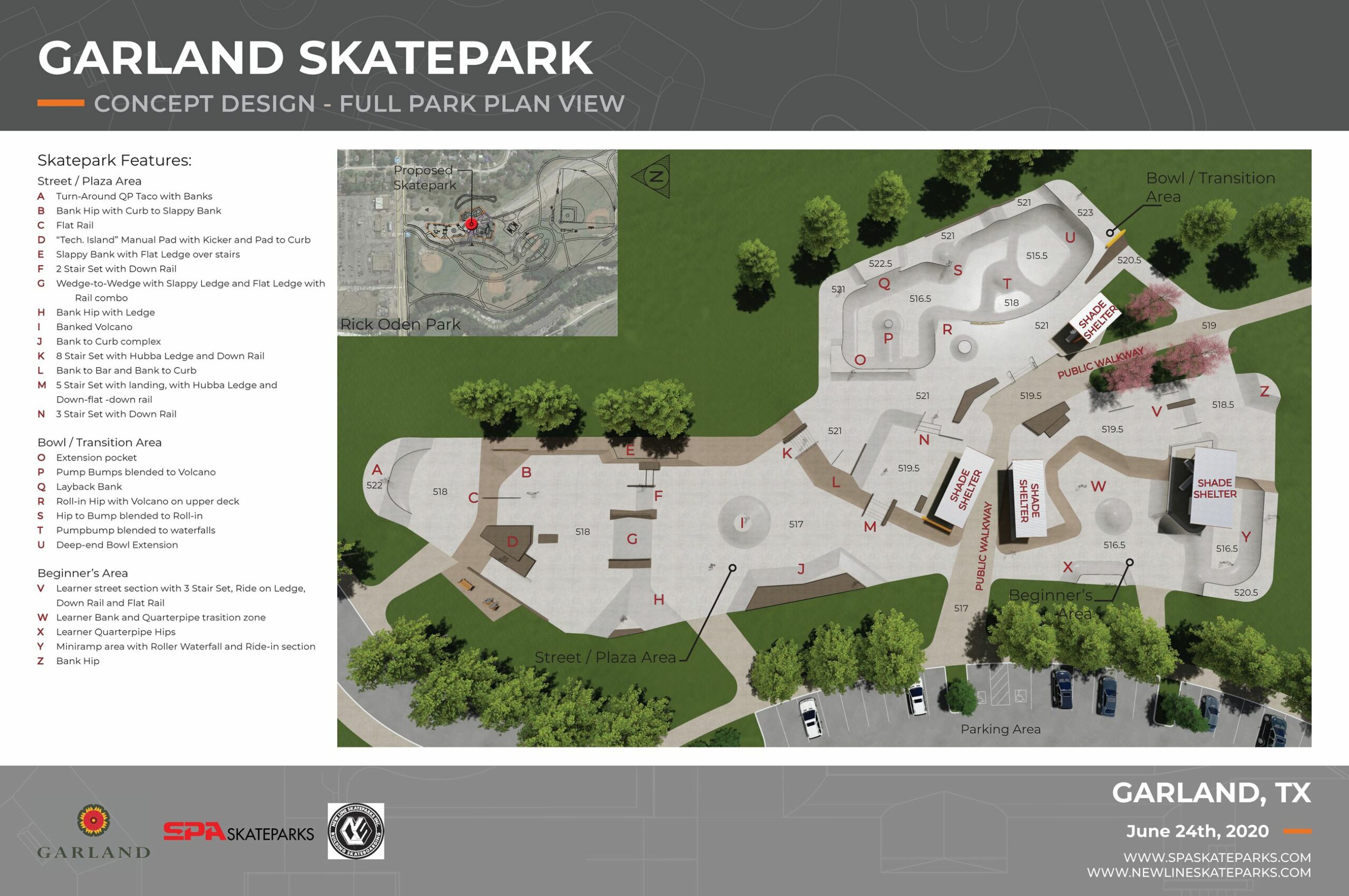 Jon comer Skatepark | Garland, TX