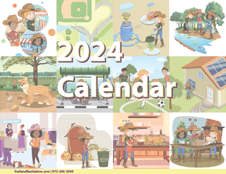 Reduce, Reuse, Recycle Calendar | Garland, TX
