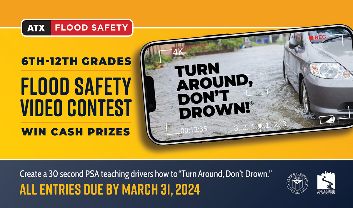 Watershed Protection Launches Annual Flood Safety Video Contest for Austin Students