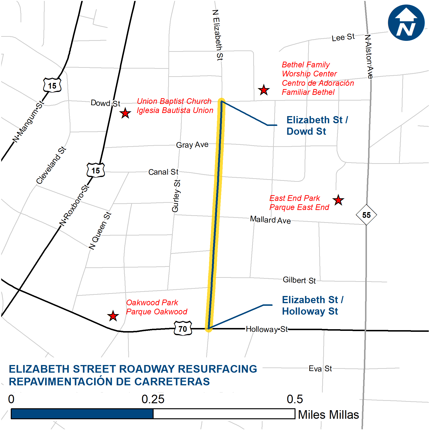 Elizabeth St. Resurfacing | Durham, NC