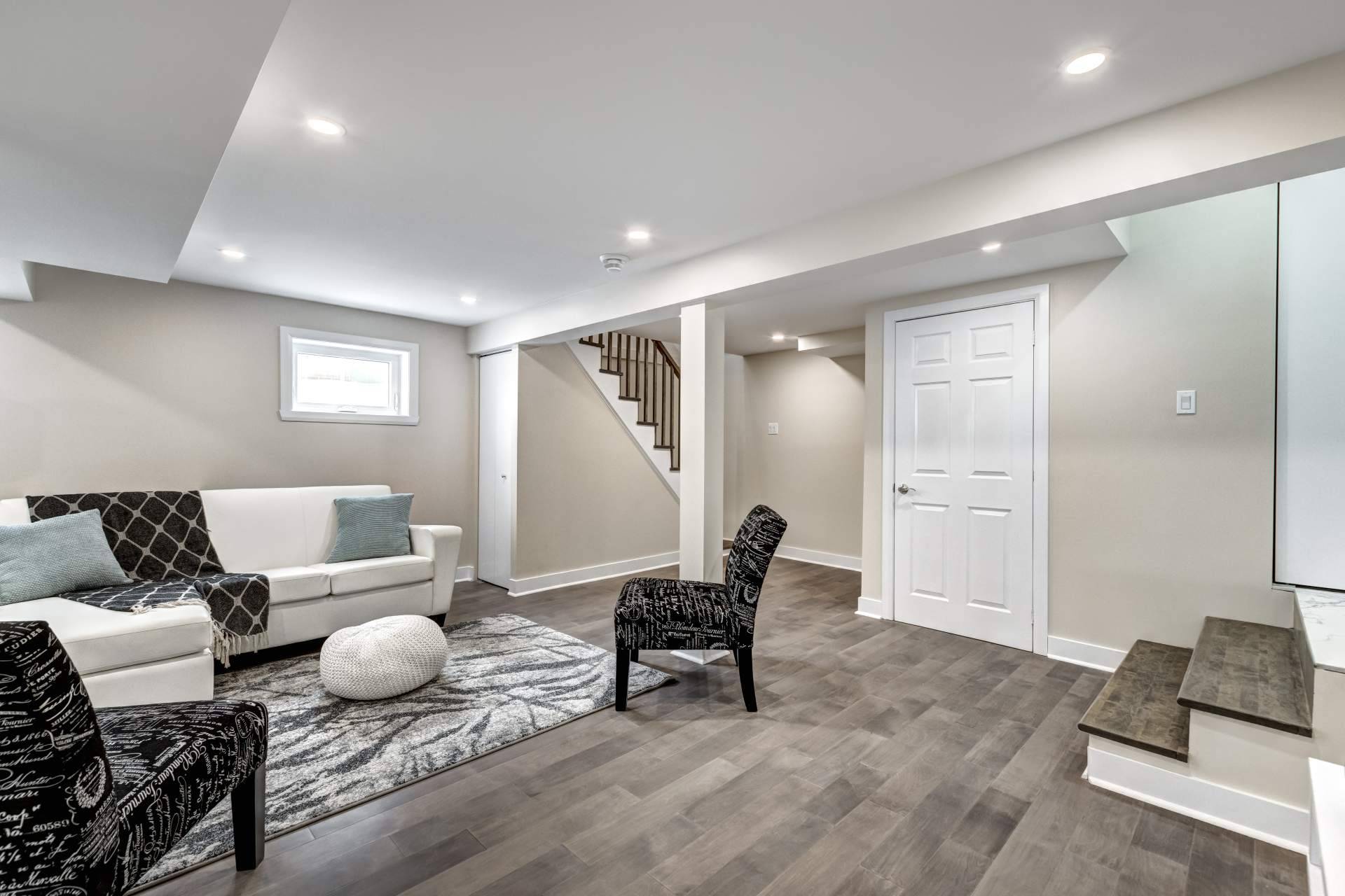 Renovate the basement with flooring installed by the experts at Lee Sheetrock.