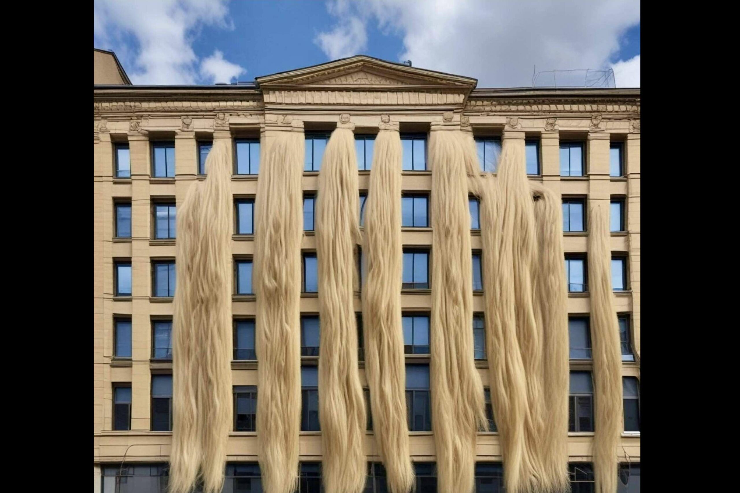 Berta Jayo revoluciona el arte contemporáneo con su serie ‘Pelo sobre edificio’