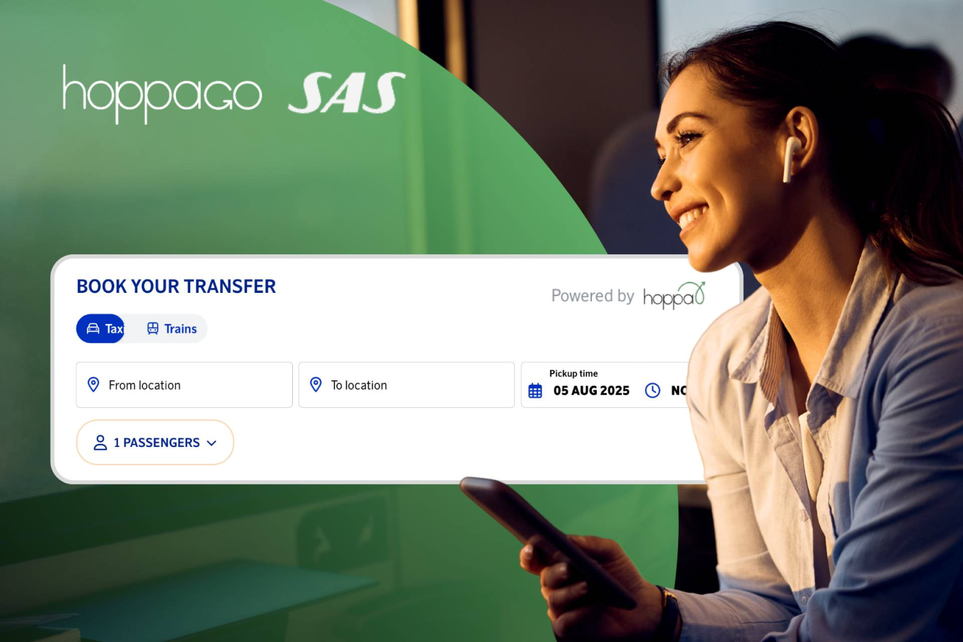 hoppaGo and Scandinavian Airlines Expand Strategic Partnership to Integrate Global Rail Network