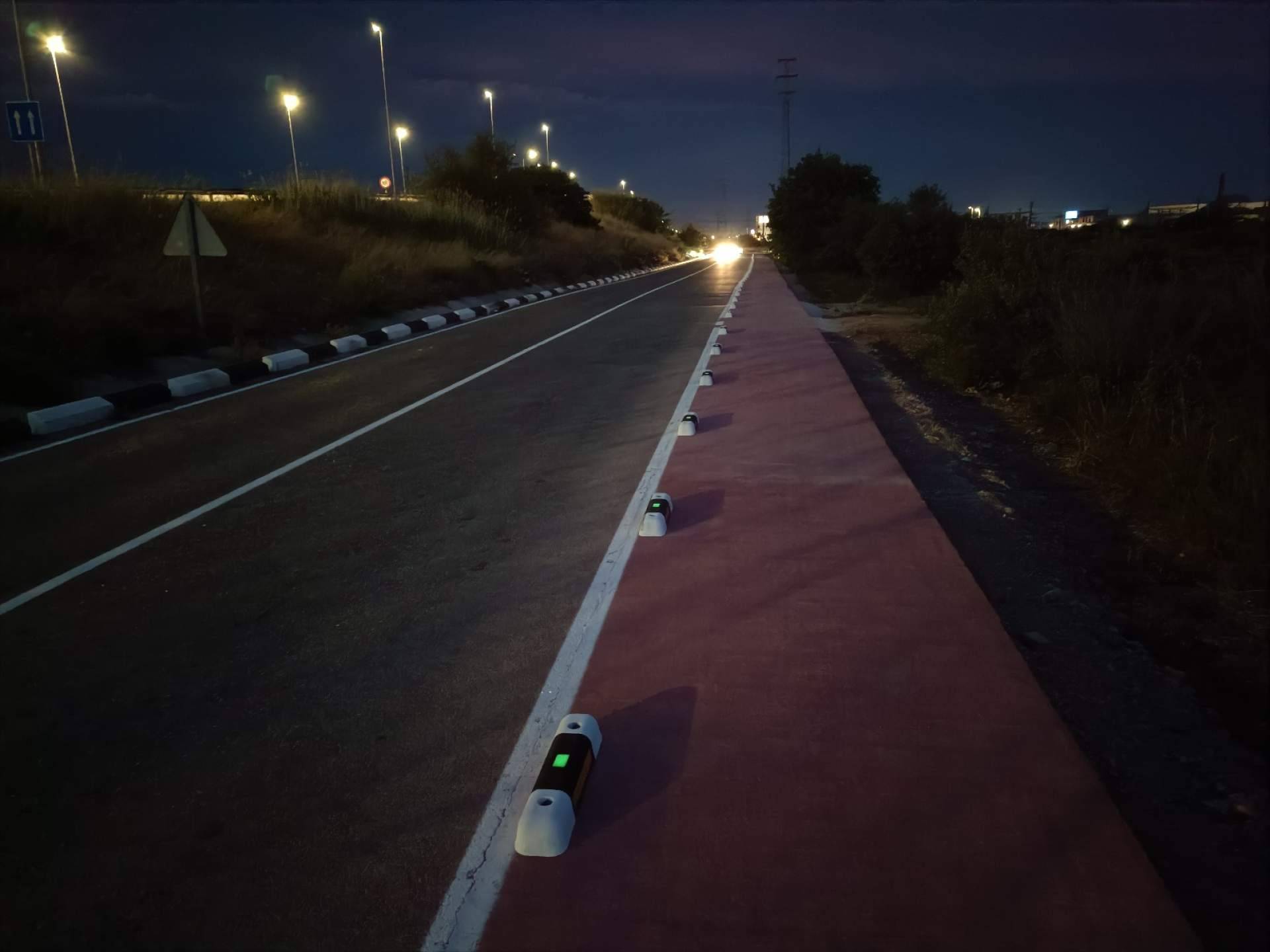 Growing adoption of Abadecom Urban’s photoluminescent bike lane separator in urban environments